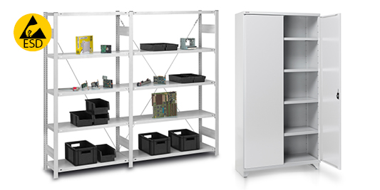 ESD - Rayonnages et armoires