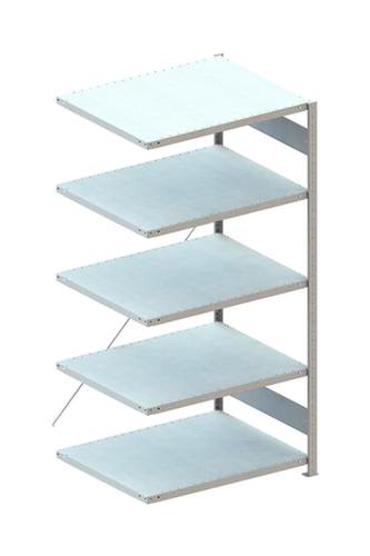 META Lagerregal CLIP 230, Höhe x Breite x Tiefe 2000 x 1006 x 836 mm, 5 Böden
