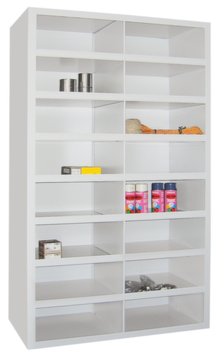 PAVOY Fächerregal Basis, Breite 1000 mm, 16 Fächer