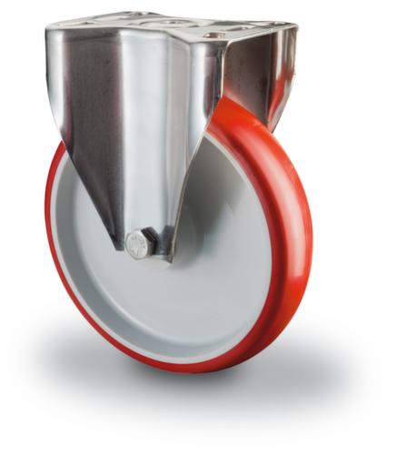 BS-ROLLEN Polyurethan-Rad mit Edelstahlgehäuse