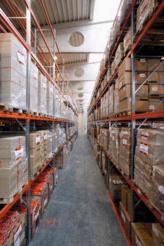 META Palettenregal MULTIPAL für 4 Paletten, 1825 mm breit, 4 Lagerebenen