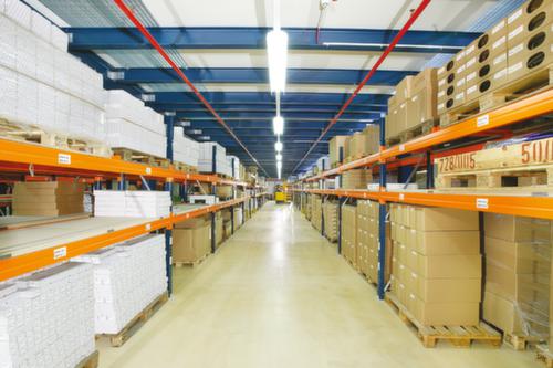 META Palettenregal MULTIPAL für 4 Paletten, 1825 mm breit, 4 Lagerebenen