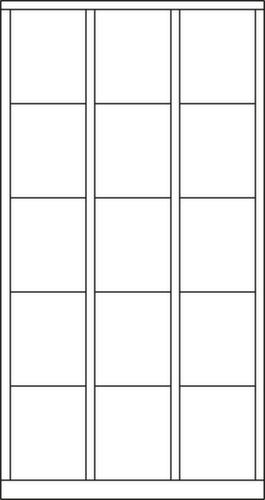 PAVOY Schließfachschrank Basis lichtgrau mit bis zu 20 Fächern