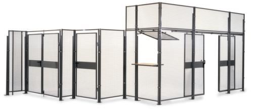 Trennwandsystem mit Maschenweite 40x40 mm