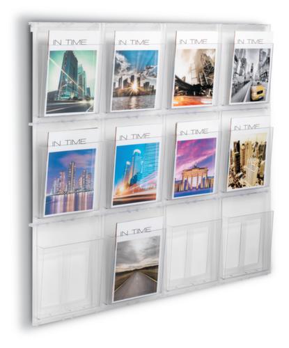 Endlos kombinierbarer helit Wandprospekthalter "the placativ"