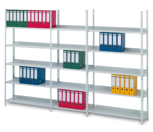 hofe Akten-Schraubregal Grundfeld mit Abdeckboden