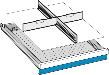LISTA Schubladeneinsatzset für Werkbank