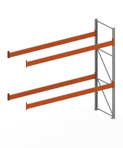 META Palettenregal MULTIPAL für 12 Paletten, 3685 mm breit, 3 Lagerebenen