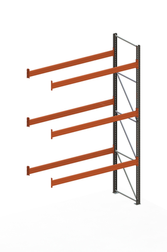 META Palettenregal MULTIPAL für 12 Paletten, 2785 mm breit, 4 Lagerebenen