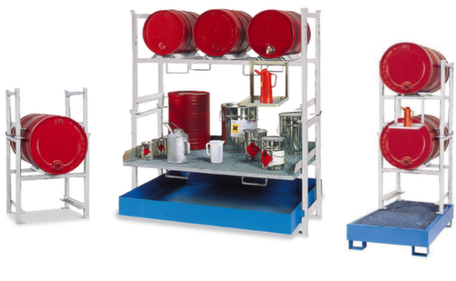 Abfüllregal und Stapelgestell verschiedene Module