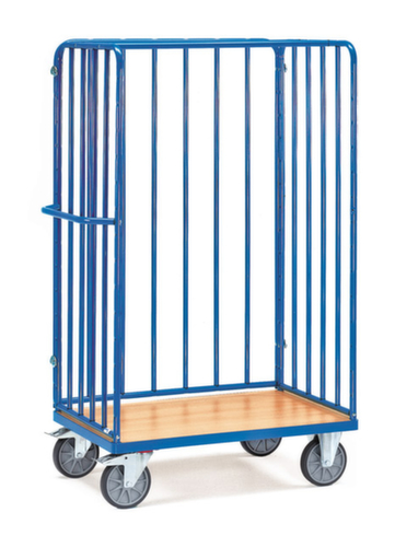 Paketwagen mit Stahlrohrwänden