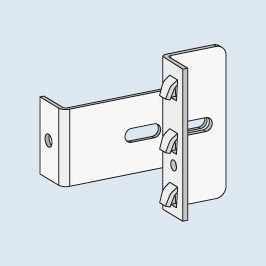 Wandverankerung für Steckregal