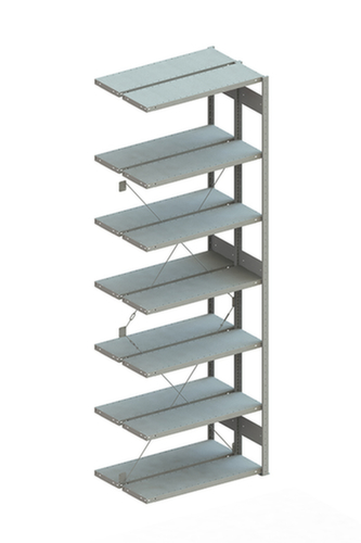 META Lagerregal CLIP 150, Höhe x Breite x Tiefe 3000 x 1006 x 336 mm, 7 Böden