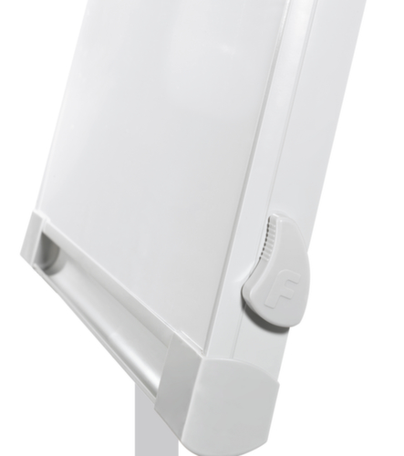 Franken Mobiles Flipchart PRO Deluxe Mobil mit 2 Papierhaltern, Höhe 1820 - 2000 mm