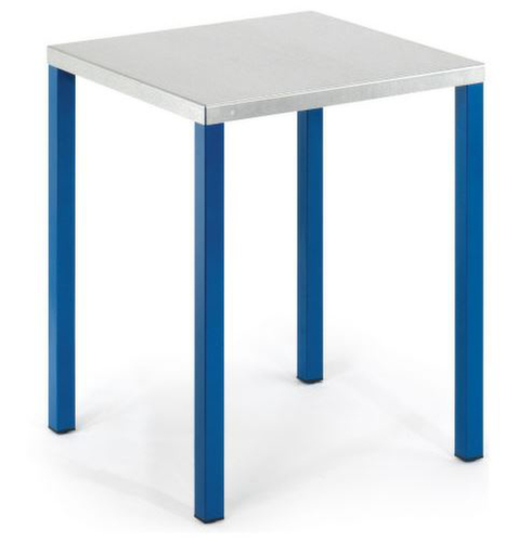 Beistelltisch für Packtisch, Breite x Tiefe 600 x 600 mm, Platte hellgrau