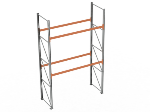 META Palettenregal MULTIPAL für 9 Paletten, 2870 mm breit, 3 Lagerebenen