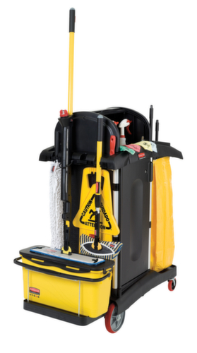 Rubbermaid Abschließbarer Reinigungswagen Hygen mit Müllsack