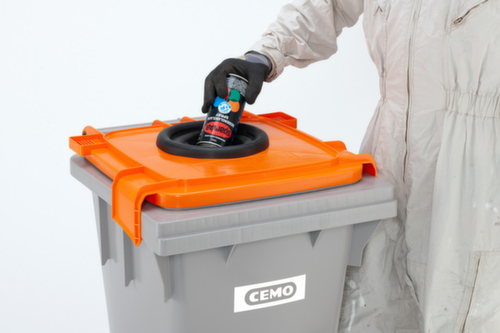 Cemo Sammelbehälter für Spraydosen, Inhalt 120 l