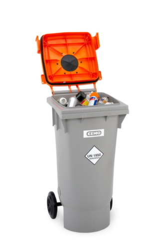 Cemo Sammelbehälter für Spraydosen, Inhalt 120 l
