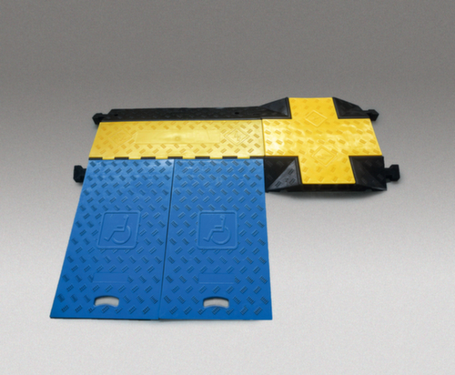 Moravia Rollstuhlrampen-Set MORION für Kabelbrücke, Breite 440 mm, blau