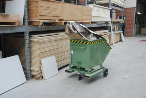 Bauer Späne-Kippwagen mit Ablasshahn