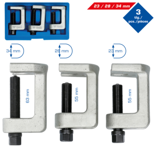 Brilliant Tools Kugelgelenk-Abdrücker-Satz