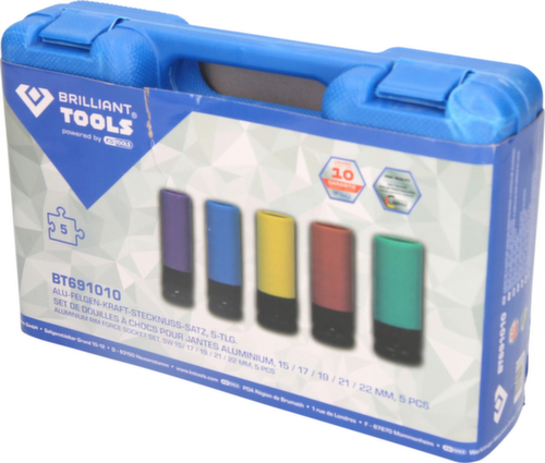 Brilliant Tools 1/2" Alu-Felgen-Kraft-Stecknuss-Satz
