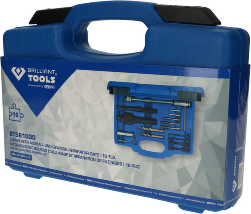 Brilliant Tools Glühkerzen-Ausbau- und Gewinde-Reparatur-Satz