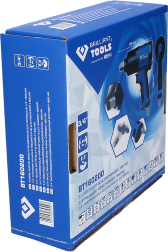 Brilliant Tools 3/4" Druckluft-Schlagschrauber