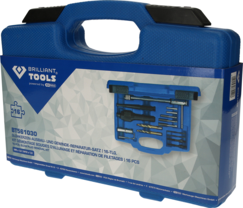 Brilliant Tools Glühkerzen-Ausbau- und Gewinde-Reparatur-Satz