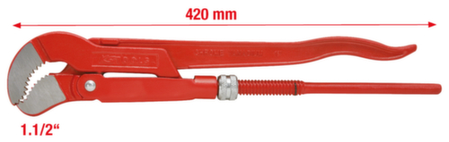 KS Tools 45° gewinkelte Eckrohrzange