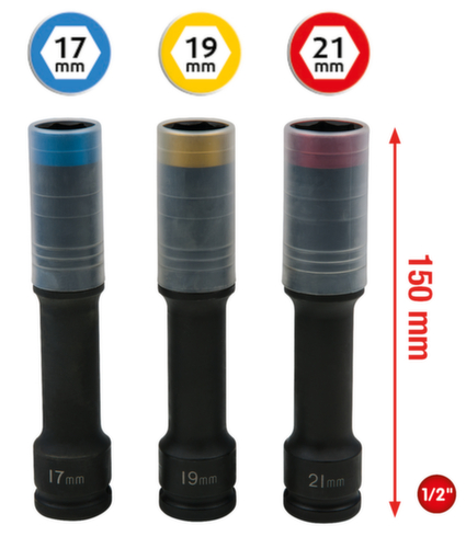 KS Tools SlimPOWER Alu-Felgen Kraft-Stecknuss-Satz