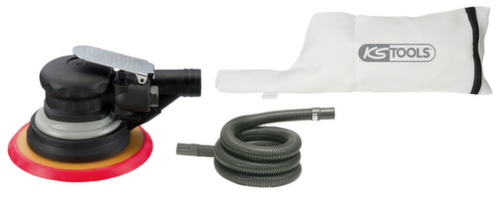 KS Tools Grobschliff-Druckluft-Excenterschleifer mit Staubabsaugung