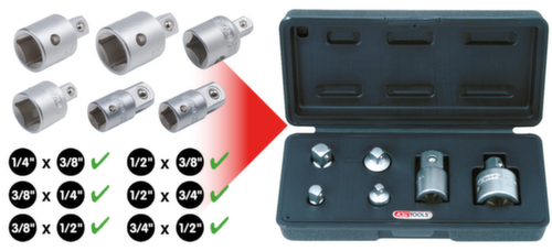 KS Tools Vergrößerungs- und Reduzieradapter-Satz