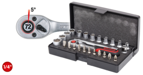 KS Tools 1/4" Steckschlüssel-Satz