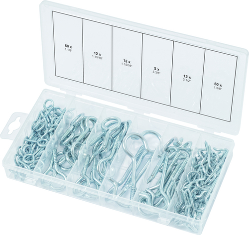 KS Tools Sortiment Haken- und Ösenschrauben