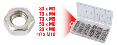 KS Tools Sortiment EDELSTAHL Muttern