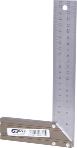 KS Tools Schreinerwinkel mit Aluminiumzunge