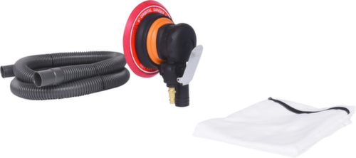KS Tools Feinschliff-Druckluft-Excenterschleifer mit Staubabsaugung