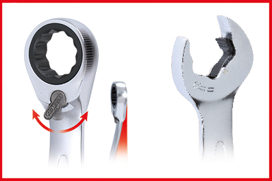 KS Tools DUO GEAR Ringmaulschlüssel-Satz