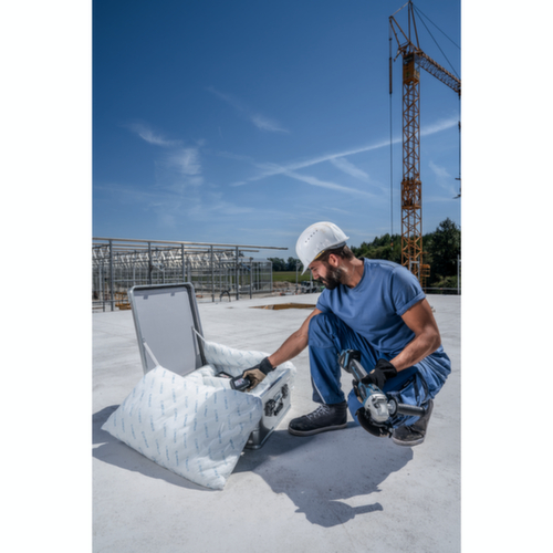 ZARGES Lithium-Ionen-Transportbehälter mit feuerfester Innenausstattung, Inhalt 67 l