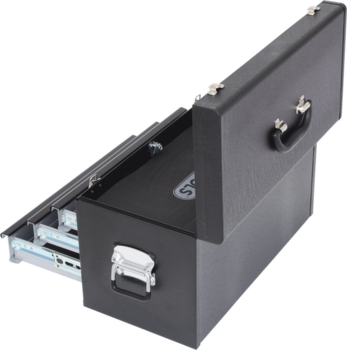 KS Tools Werkzeugtruhe mit 3 Schubladen-schwarz