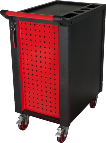 KS Tools RACINGline SCHWARZ/ROT Werkstattwagen mit 7 Schubladen