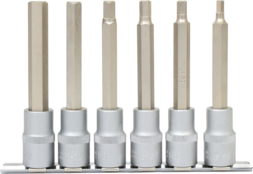 KS Tools 1/2" Bit-Stecknuss-Satz Innensechskant