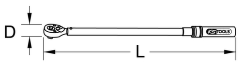 KS Tools 3/4" Industrie Drehmomentschlüssel