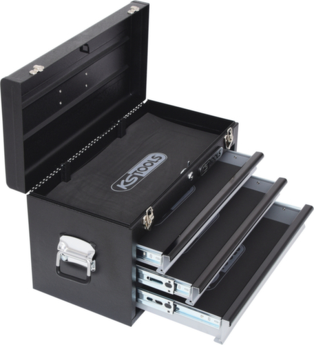KS Tools Werkzeugtruhe mit 3 Schubladen-schwarz