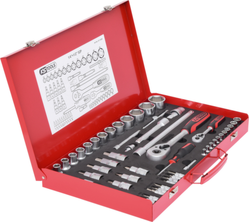 KS Tools 1/4"+1/2" Steckschlüssel-Satz