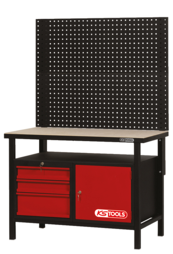 KS Tools Werkbank mit 3 Schubladen und 1 Tür