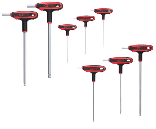 KS Tools T-Griff-Innensechskant-Kugelkopf-Schlüssel-Satz