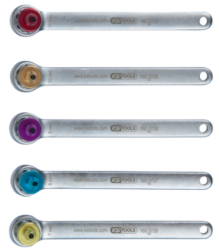 KS Tools Bremsen-Entlüftungsschlüssel-Satz